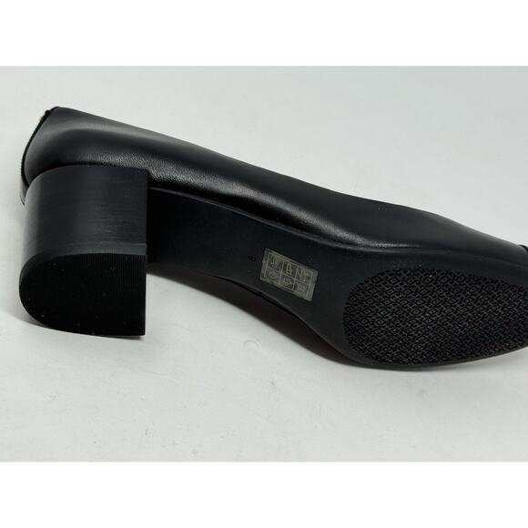 Tory Burch heels black leather Everly 9 shoes - Picture 9 of 10